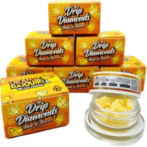 Drip diamonds – Orange Daiquiri 10 Jars For those curious about drip diamonds how to use them, there are various methods to enjoy this delectable wax