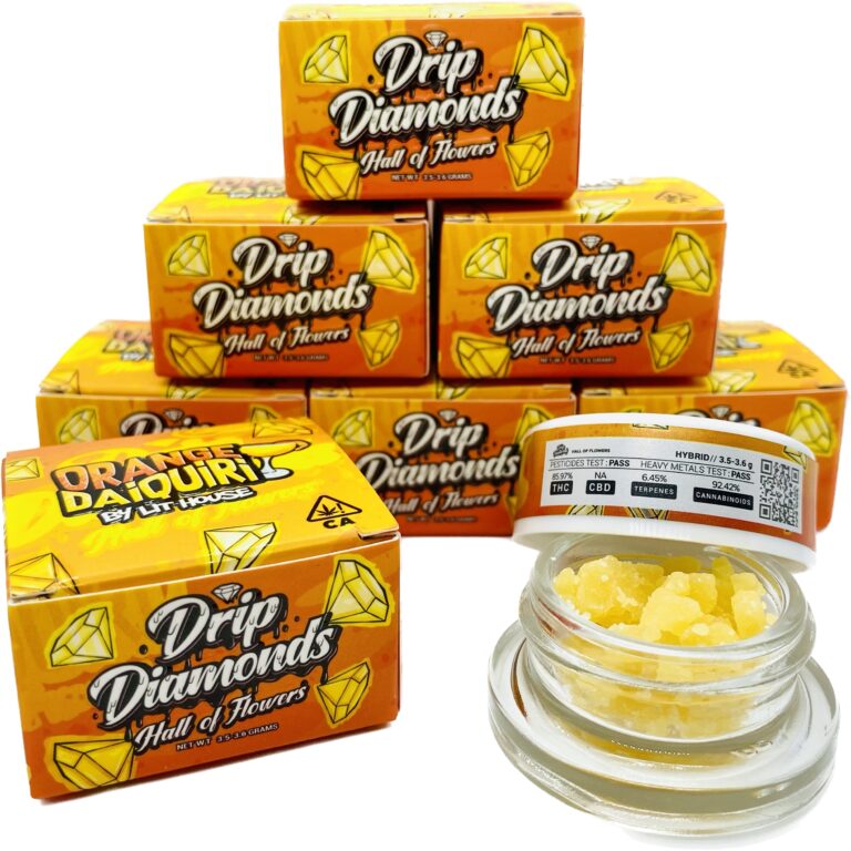 Drip diamonds – Orange Daiquiri 10 Jars For those curious about drip diamonds how to use them, there are various methods to enjoy this delectable wax