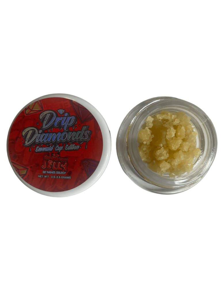 Drip Diamonds – Strawberry Jelly – 3.5 G Wondering about the drip diamonds price? Premium concentrates like Strawberry Jelly may come at a higher cost.